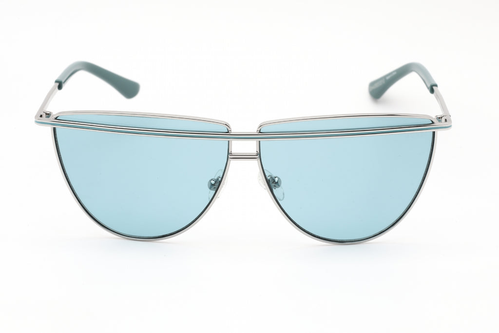 Guess GU7852 Sunglasses Shiny Light Nickletin / Blue Women's