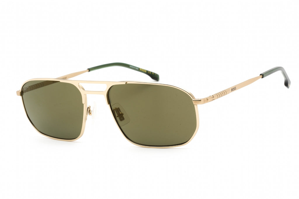Hugo Boss BOSS 1446/S Sunglasses Gold / Black with Gold Mirrored Men's
