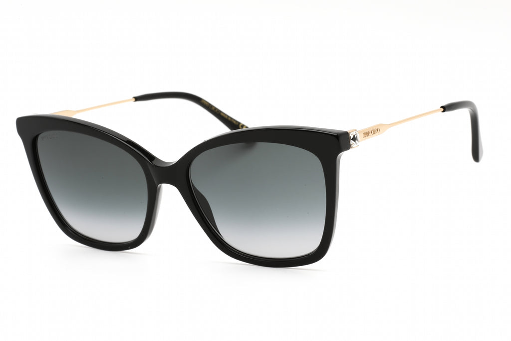 Jimmy Choo MACI/S Sunglasses BLACK / GREY SHADED Women's