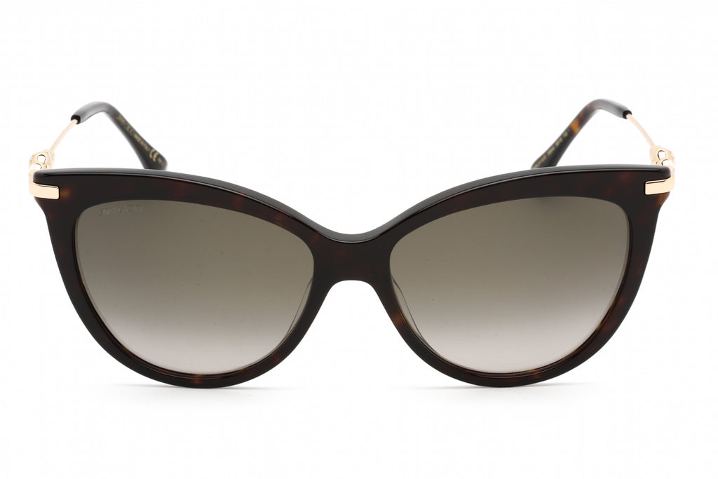 Jimmy Choo TINSLEY/G/S Sunglasses Havana / Brown Gradient Women's