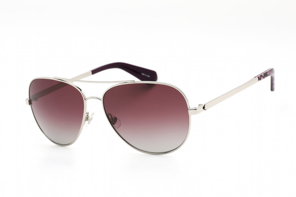 Kate Spade AVALINE2/S Sunglasses SILVER / BURGUNDY GRAD Women's