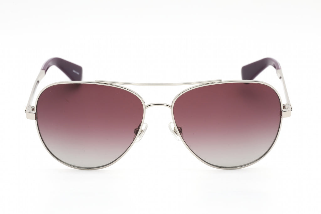 Kate Spade AVALINE2/S Sunglasses SILVER / BURGUNDY GRAD Women's