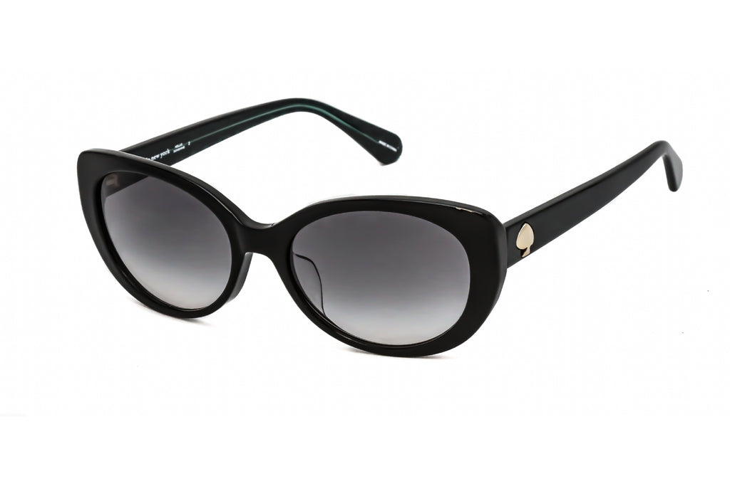 Kate Spade EVERETT/F/S Sunglasses Black / Grey Shaded Women's