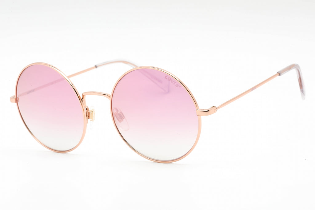 Levi's LV 1011/S Sunglasses Gold Copper / Pink Multilayer Women's