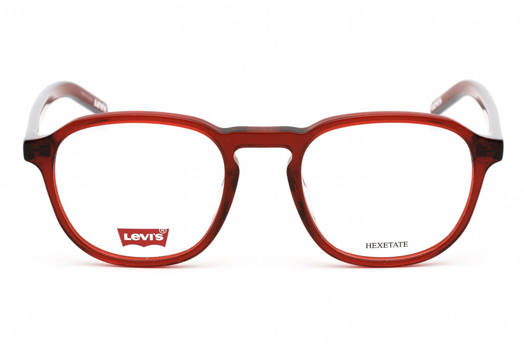 Levi's LV 1024 Eyeglasses RED/Clear demo lens Men's
