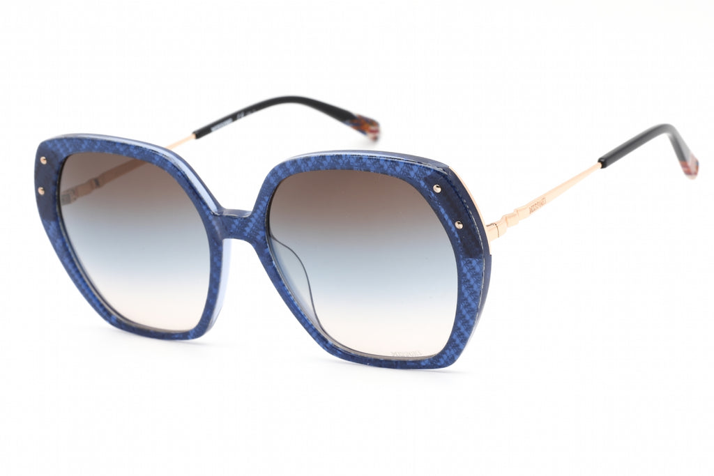 Missoni MIS 0025/S Sunglasses BLUE / BROWN SH BLUE Women's