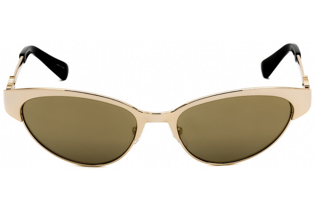 Moschino MOS039/S Sunglasses Rose Gold/Ivory Multilayer Women's