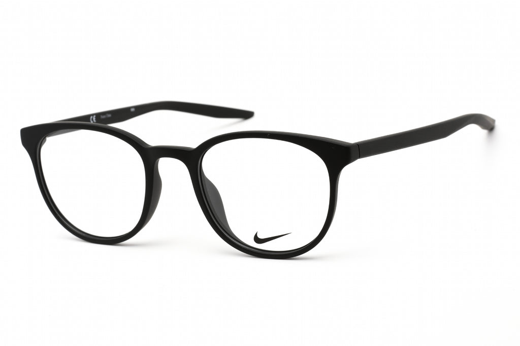 Nike 7128 Sunglasses Matte Black / Clear demo lens Unisex