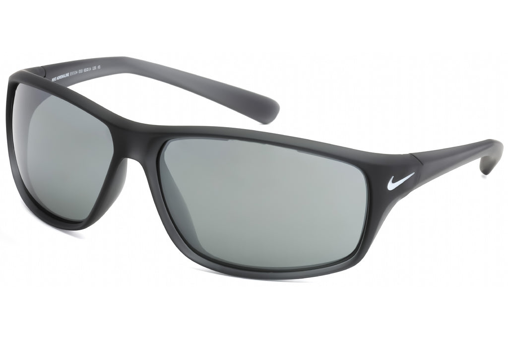 Nike ADRENALINE EV1134 Sunglasses MATTE ANTHRACITE/GREY  / W/SILVER Men's
