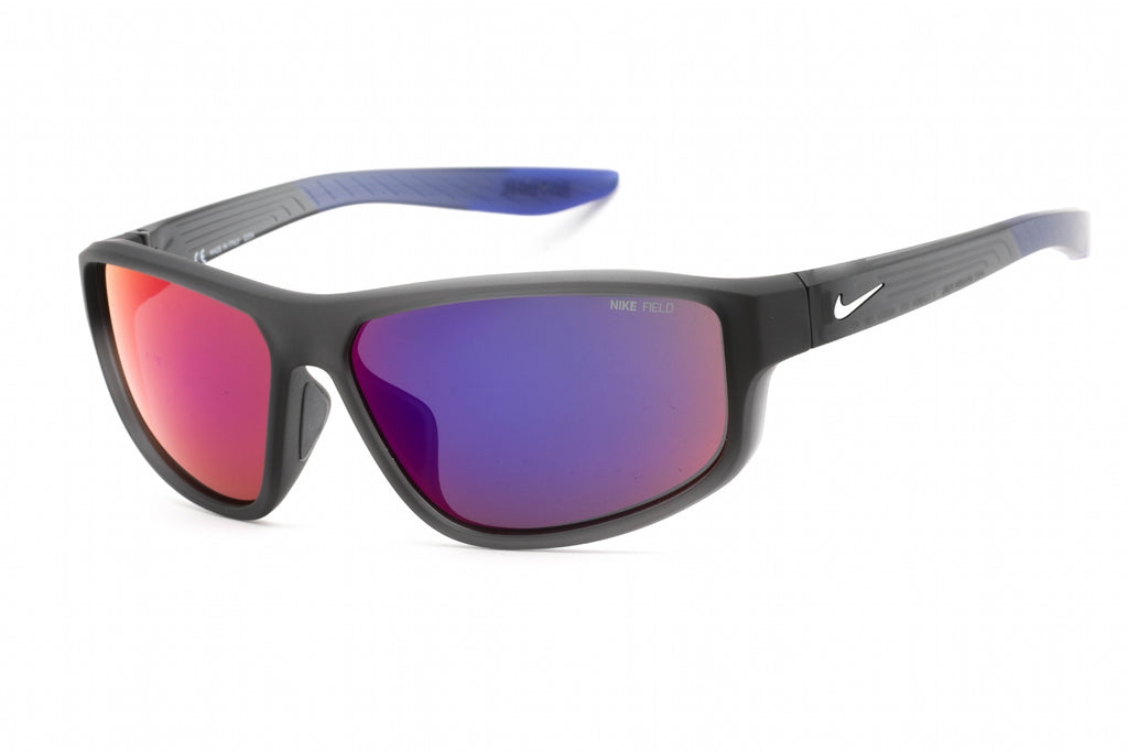 Nike NIKE BRAZEN FUEL E DJ0804 Sunglasses Matte Dark Grey / Field Tint Red fade Unisex