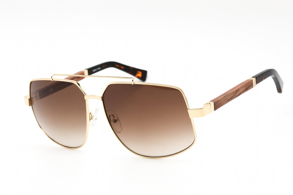 Porta Romana 1966 Sunglasses Gold Wood / Brown Gradient