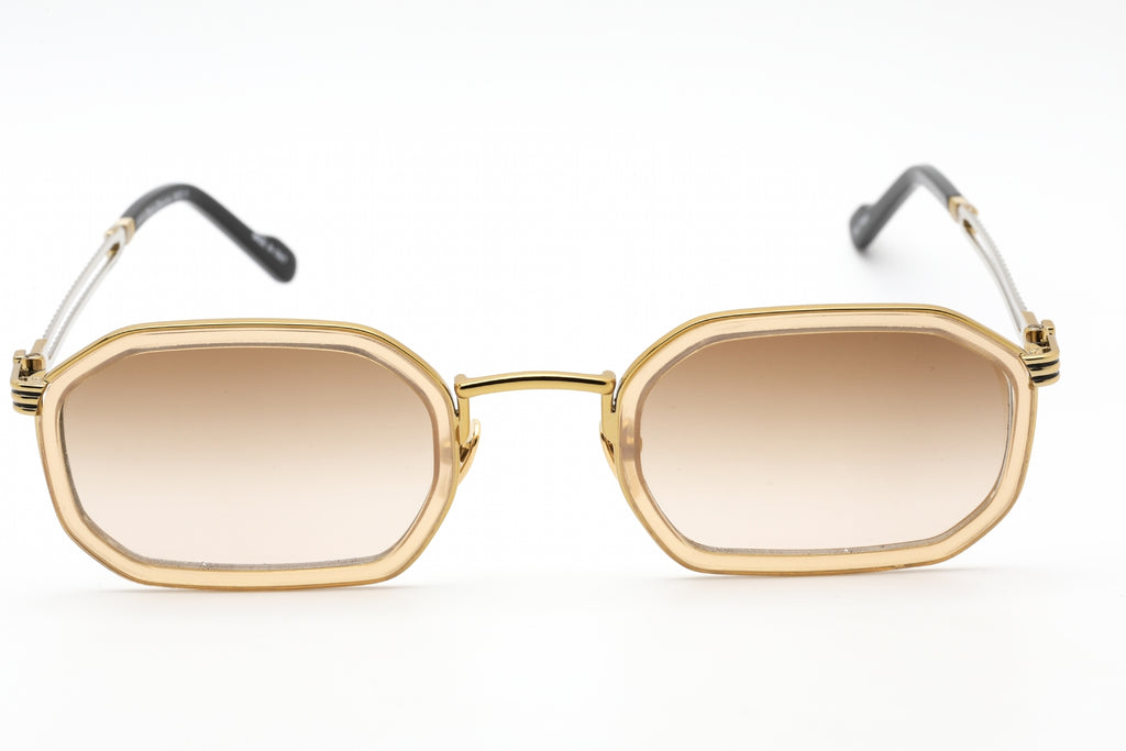Porta Romana Mod. 11 Sunglasses Gold / Brown Unisex