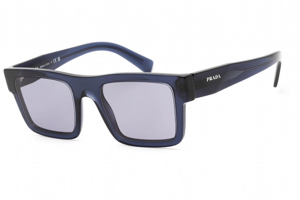 Prada 0PR 19WS Sunglasses Crystal Blue/Blue Women's