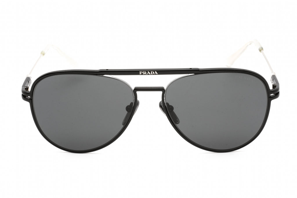 Prada 0PR 54ZS Sunglasses Matte Black/Dark Grey Men's