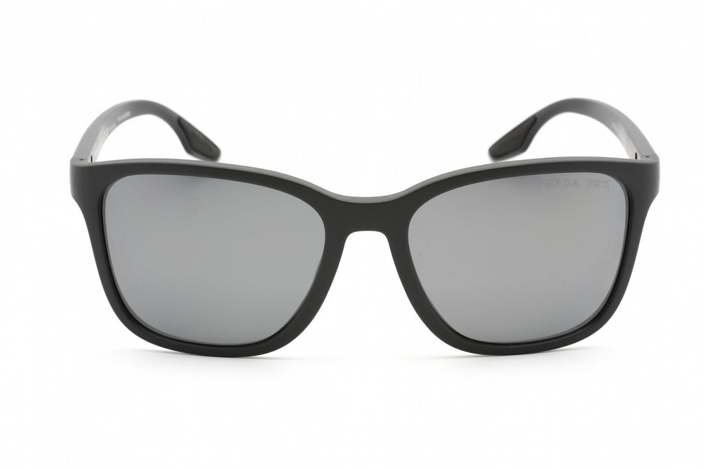 Prada Sport 0PS 02WS Sunglasses Grey Rubber/Polar Dark Grey Mirror Sliver Unisex