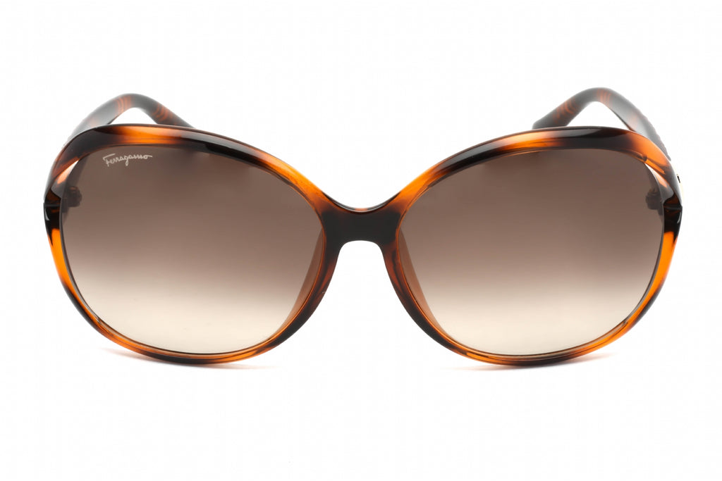 Salvatore Ferragamo SF770SA Sunglasses TORTOISE/Brown Gradient Women's