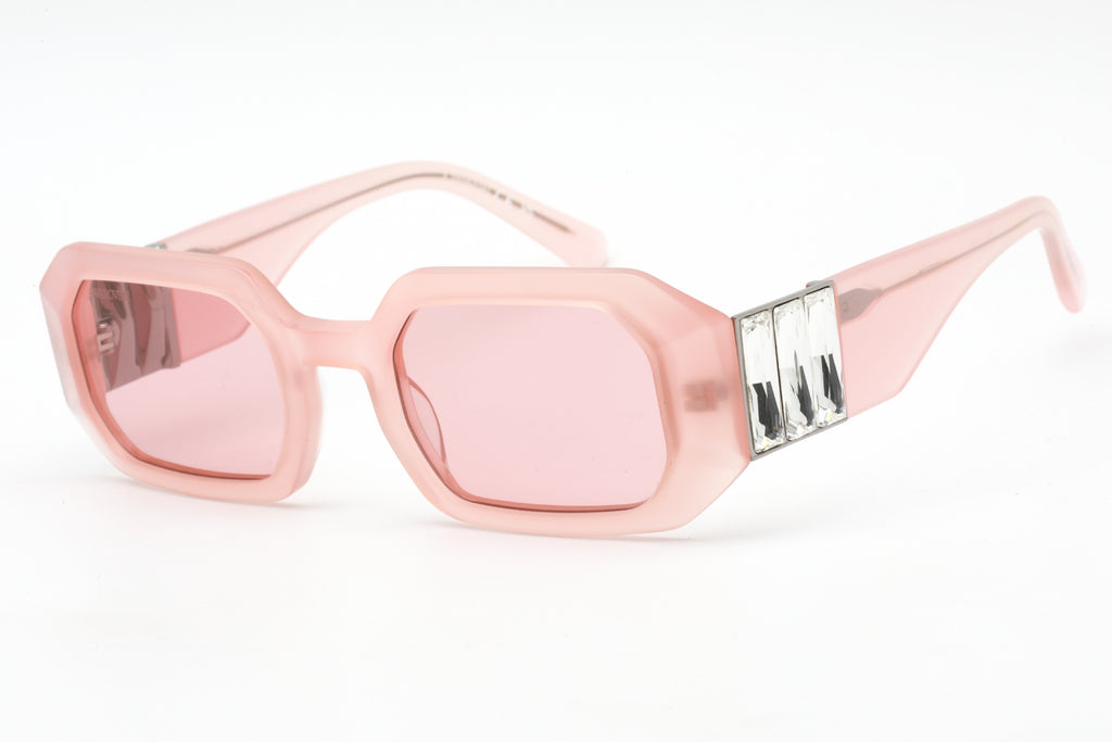 Swarovski SK0387 Sunglasses Shiny Pink / Bordeaux Unisex