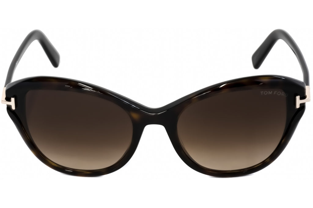 Tom Ford FT0850-F Sunglasses dark havana / gradient brown Women's