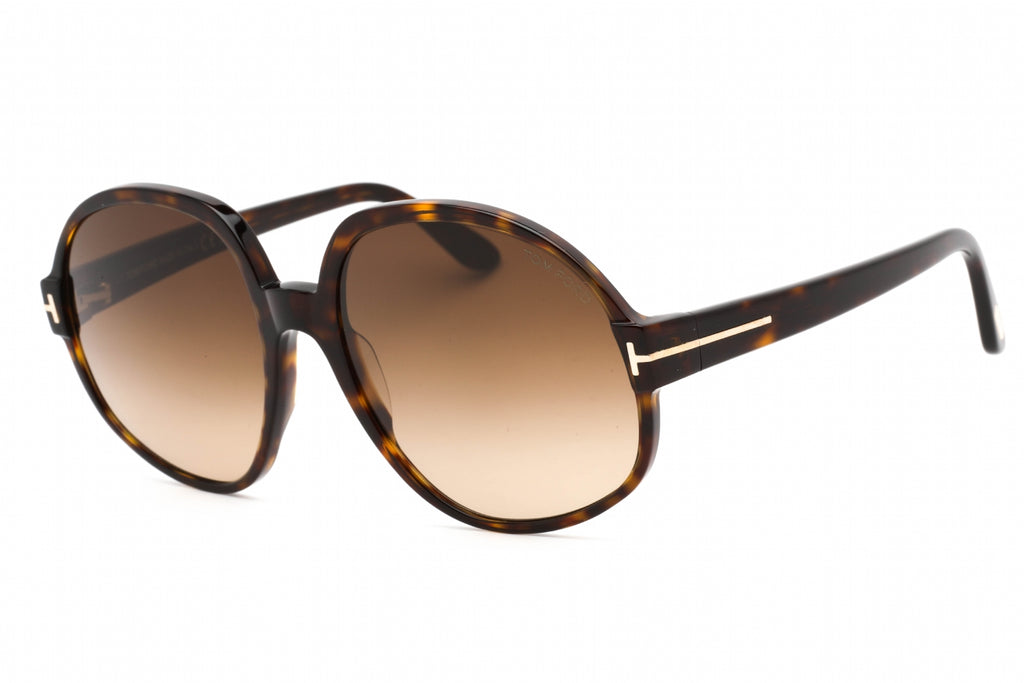 Tom Ford FT0991 Sunglasses dark havana / gradient brown Unisex
