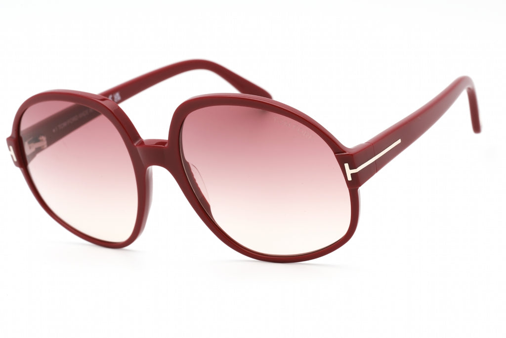 Tom Ford FT0991 Sunglasses shiny bordeaux  / gradient bordeaux Women's