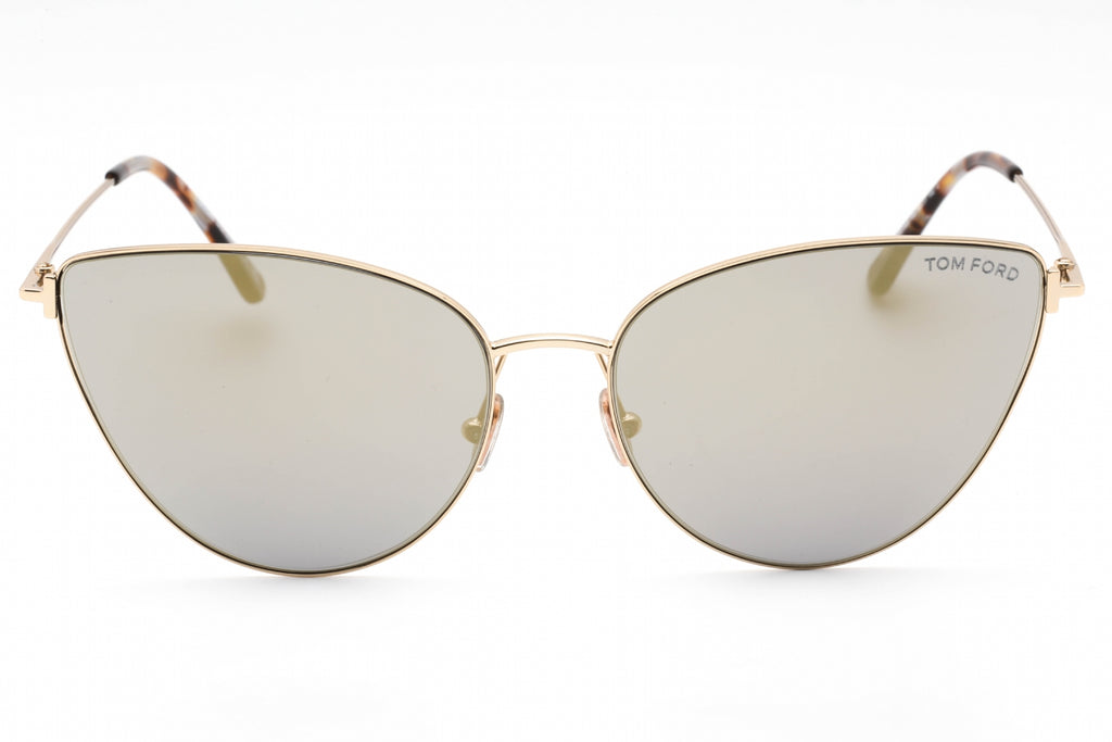 Tom Ford FT1005 Sunglasses Gold / Smoke Mirror Women's