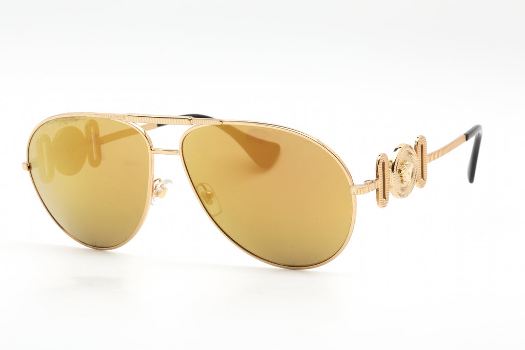 Versace 0VE2249 Sunglasses Gold / Brown Mirror Unisex