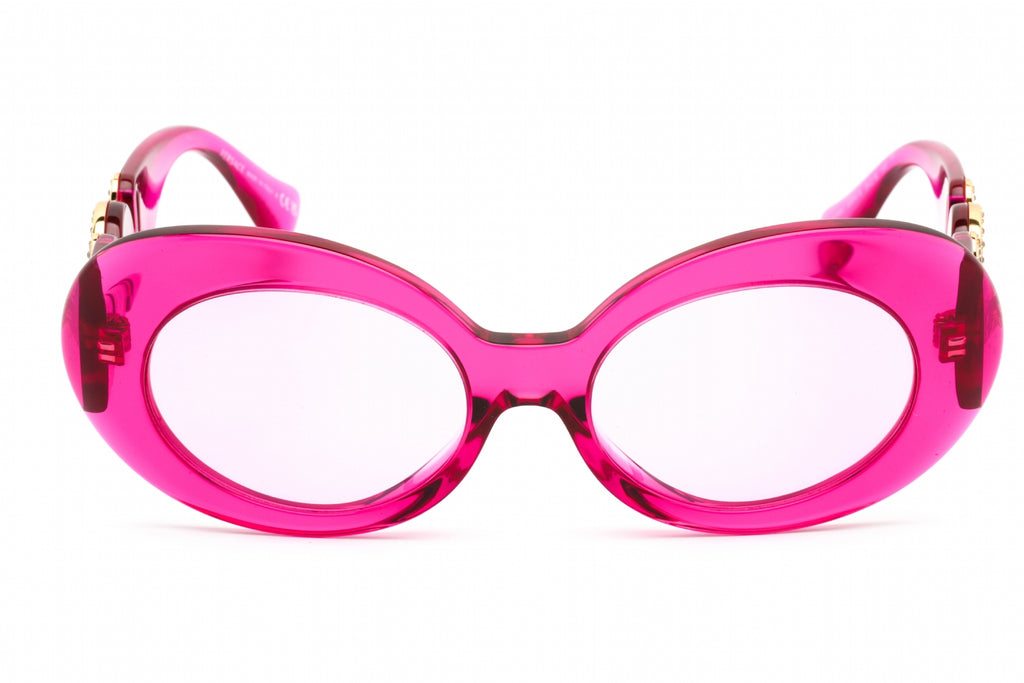 Versace 0VE4426BU Sunglasses Transparent Fuchsia/Fuchsia Women's