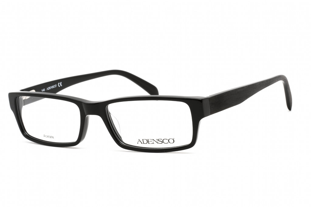 Adensco Levi Eyeglasses Black / Clear demo lens Men's