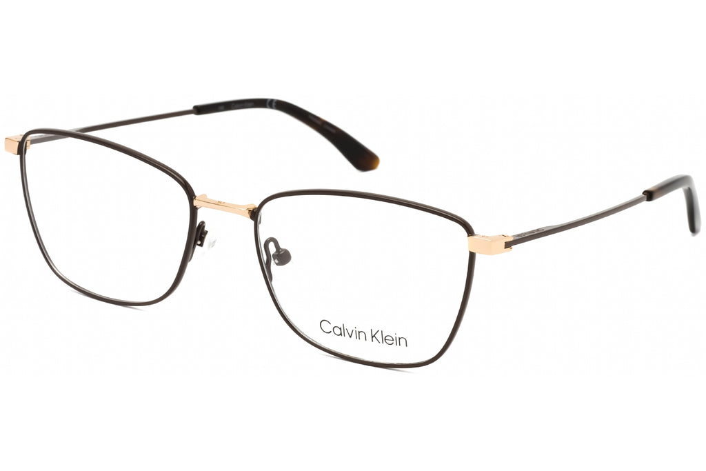 Calvin Klein CK20128 Eyeglasses Matte Dark Brown / Clear Lens Unisex