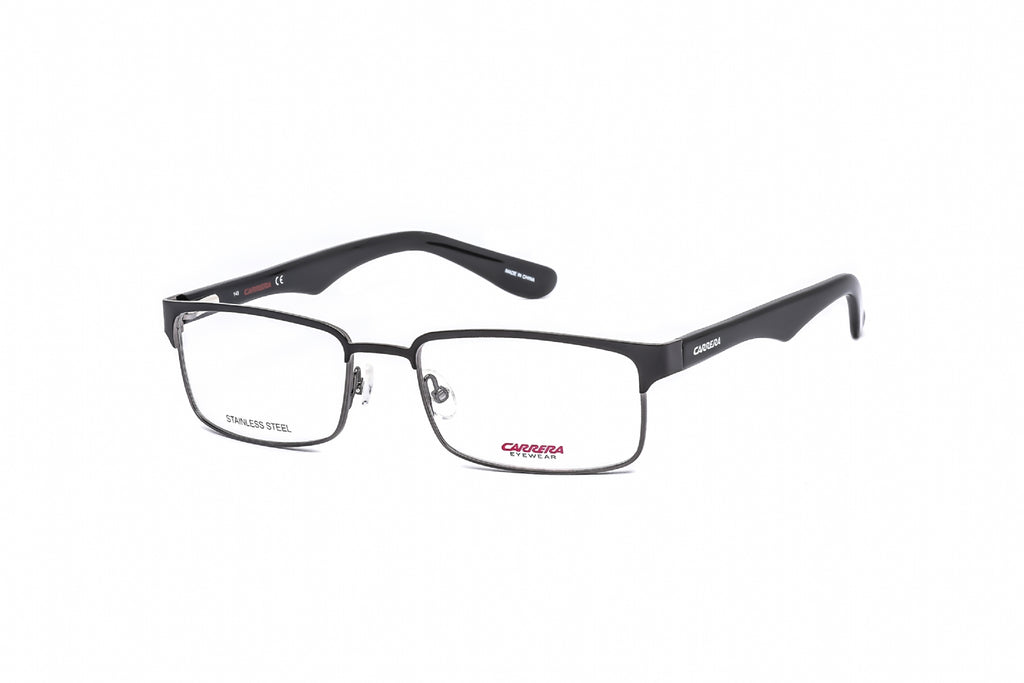 Carrera Ca 6606 Eyeglasses Black / Dark Ruthenium / Clear Lens Men's
