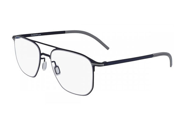 Flexon FLEXON B2004 Eyeglasses Navy / Clear Lens Men's