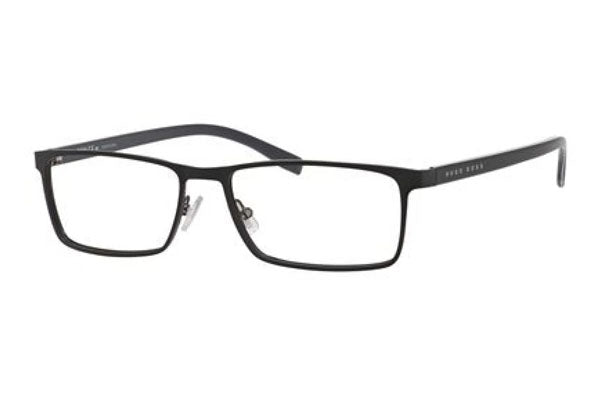 Hugo Boss 0767 Eyeglasses Matte Black / Clear Lens Men's