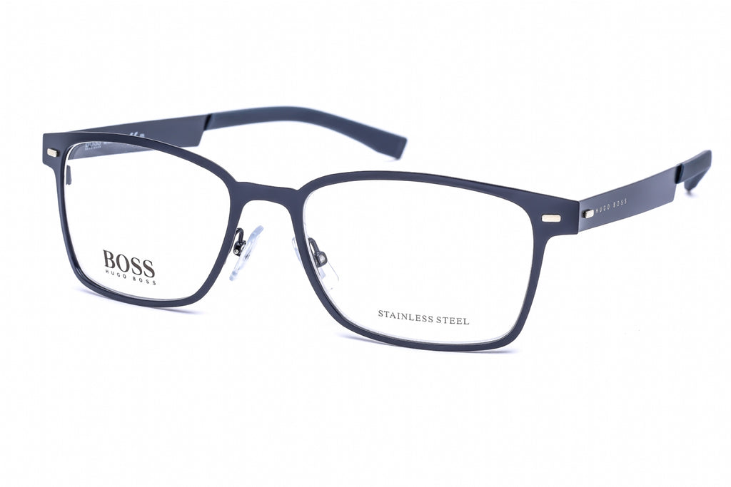 Hugo Boss 0937 Eyeglasses Matte Blue / Clear Lens Men's