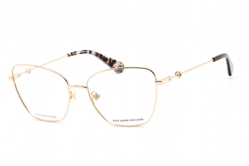 Kate Spade JOURNEE Eyeglasses Gold / Clear demo lens Women's