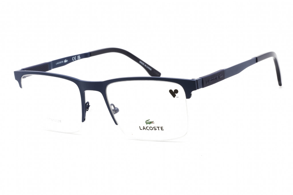 Lacoste L2244 Eyeglasses Matte Blue / Clear Lens Unisex
