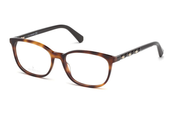 Swarovski SK5300-F Eyeglasses Dark Havana / Clear Lens Women's