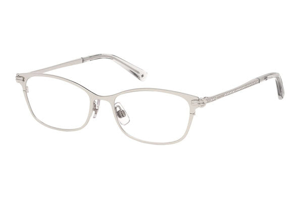 Swarovski SK5318 Eyeglasses Shiny Palladium / Clear Lens Women's