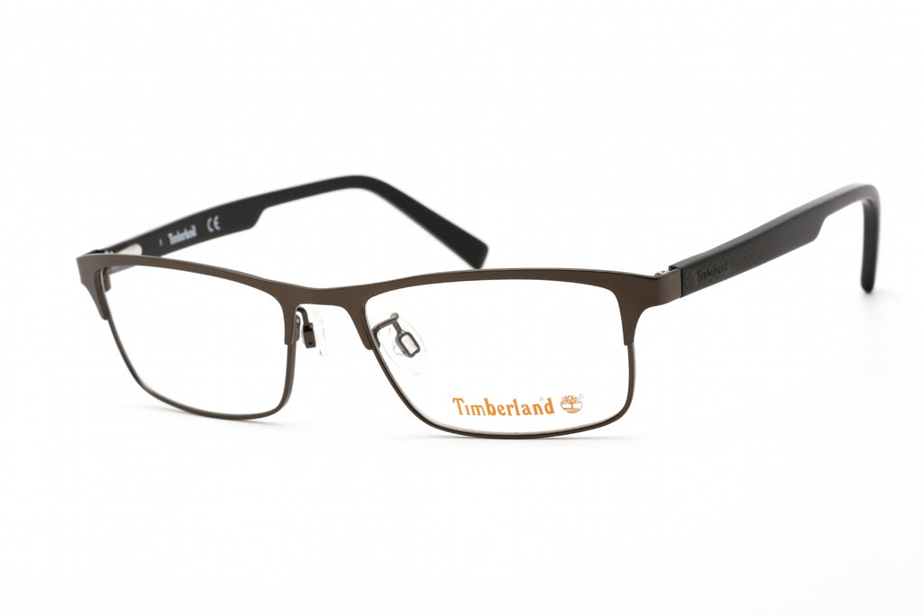 Timberland TB1547 Eyeglasses Matte Dark Brown / Clear Lens Men's