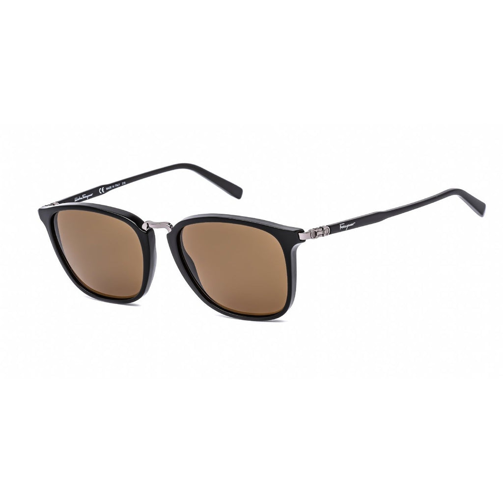 Salvatore Ferragamo SF910S Sunglasses Black / Brown-AmbrogioShoes
