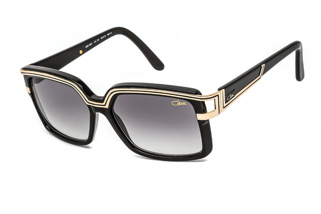 Cazal Cazal 8033 Sunglasses Black/Gold / Grey Gradient Men's
