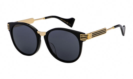 Gucci GG0586SA Sunglasses Gold / Grey Unisex