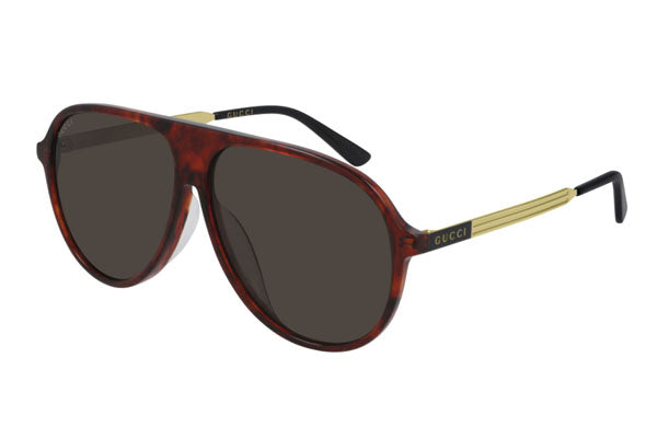 Gucci GG0829SA Sunglasses Havana / Brown
