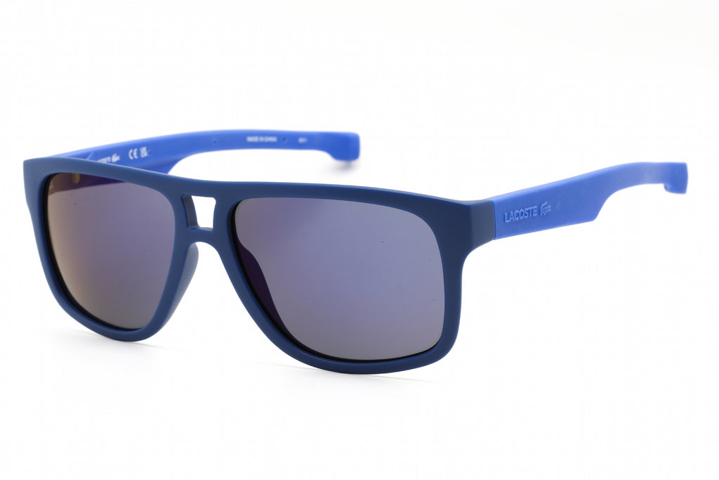 Lacoste 53 mm Matte Medium Blue Sunglasses | World of Watches