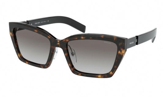 Prada PR14XS Sunglasses Havana / Grey Gradient Women's