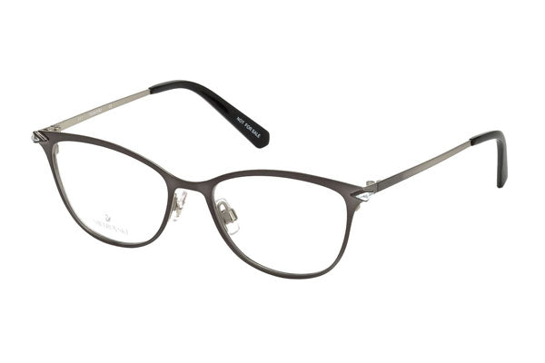 Swarovski SK5246 Eyeglasses Shiny Black / Clear Lens Women's