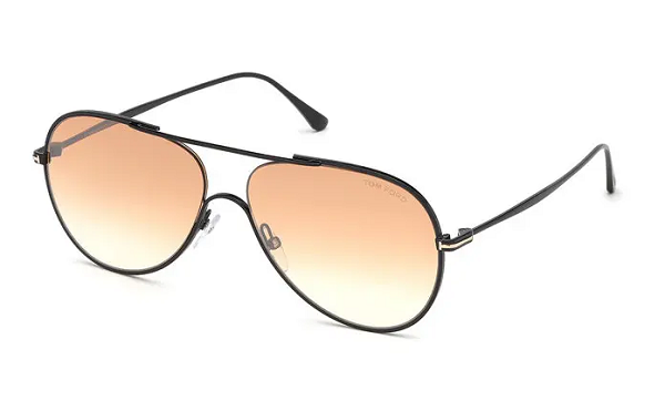 Tom Ford FT0695 Sunglasses Black / Brown Gradient Unisex