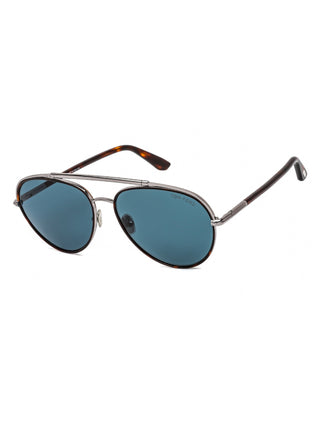 Tom Ford FT0748 Sunglasses Red Havana / Blue Unisex